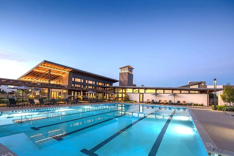 Community pool and hot tub