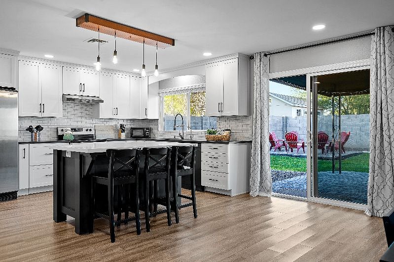 Connected indoor and outdoor spaced make for an inviting environment