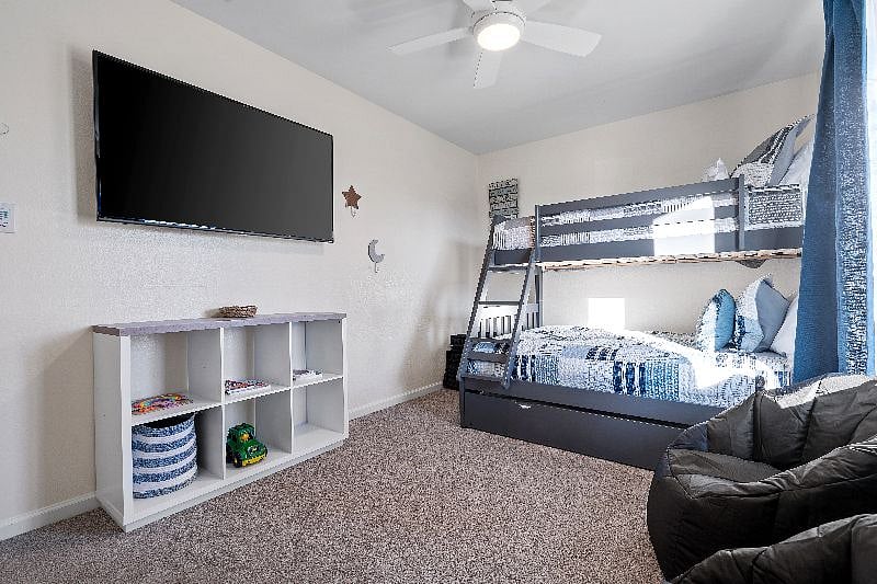 Third bedroom also provides a 55" 4K Roku TV!