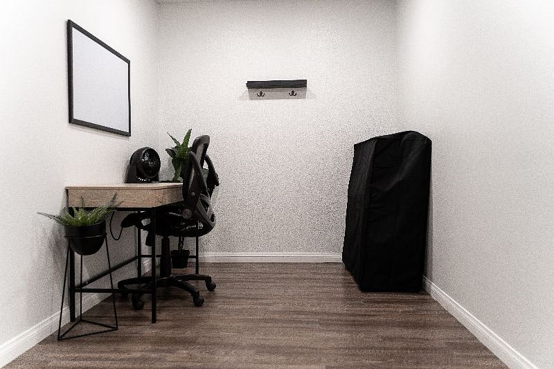 Separate office with dedicated workspace allows you to stay productive during your stay