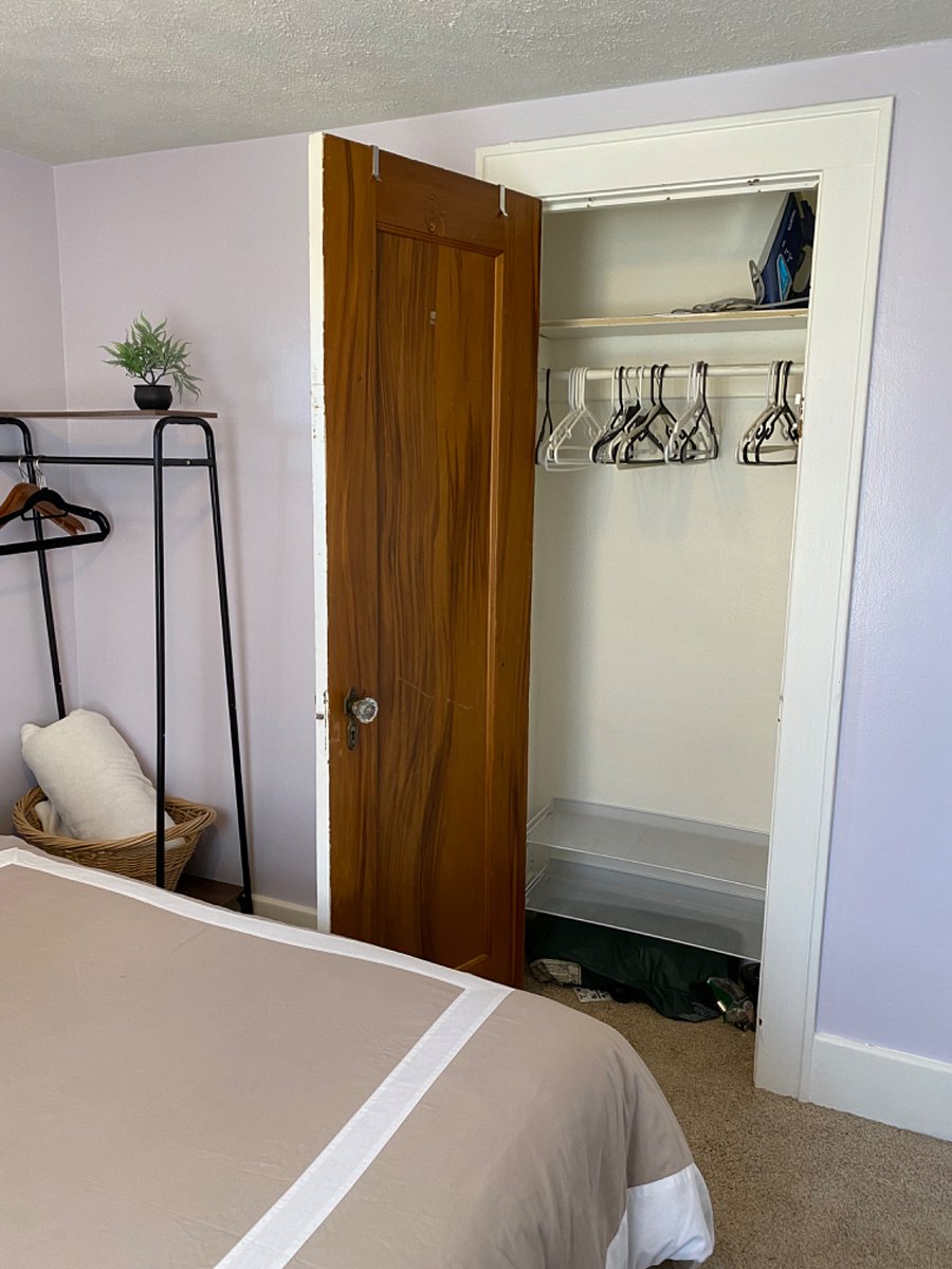 Bedroom 3 closet space
