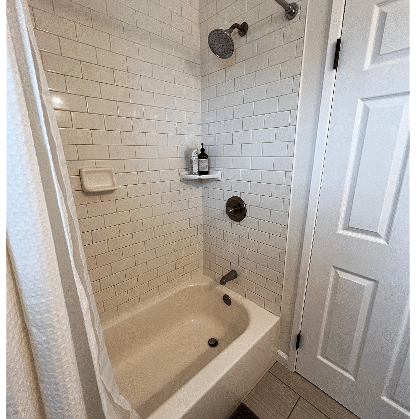 Shower and tub
