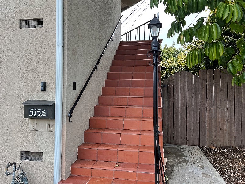 Private staircase entrance