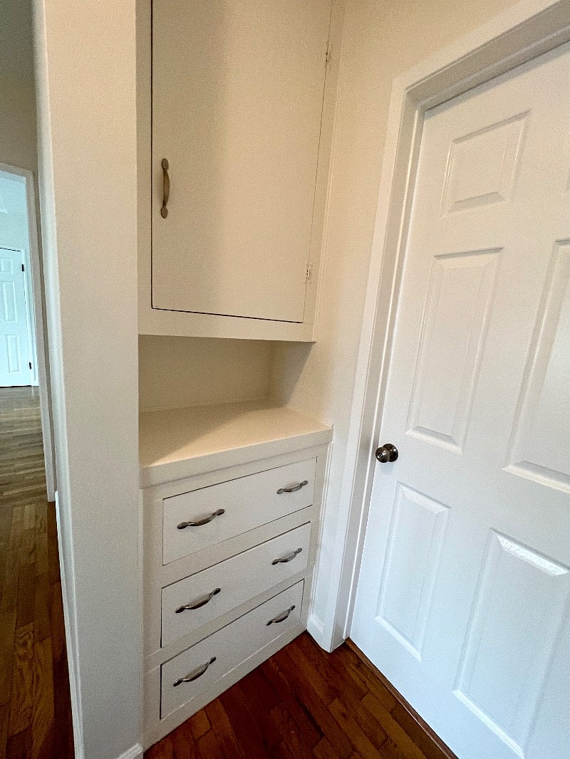 Hallway cabinets