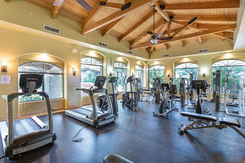 on-site workout facility