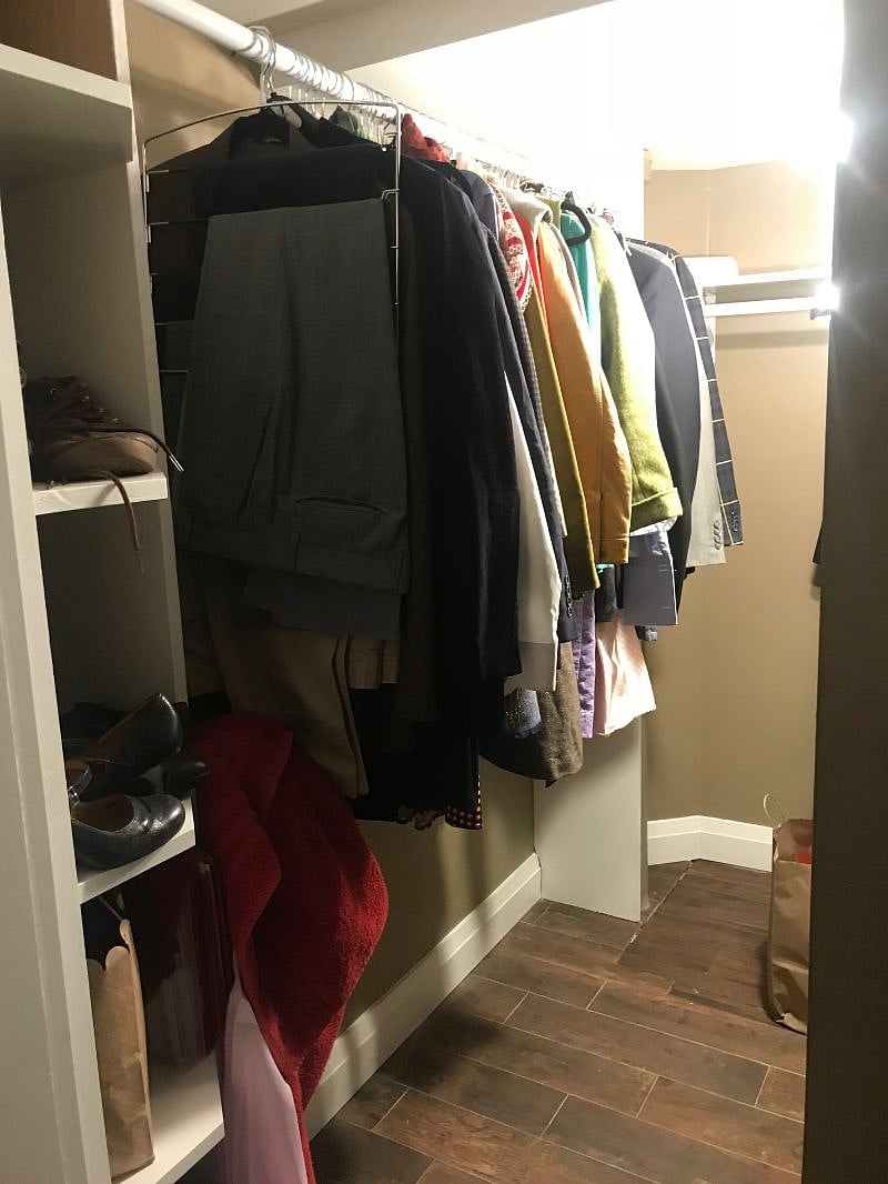 Walk in large closet