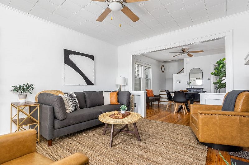 Comfortable Living Room with Smart TV