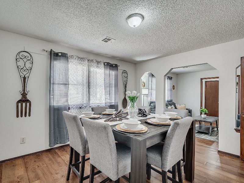Restaurant- like setting with a home away from home feel.