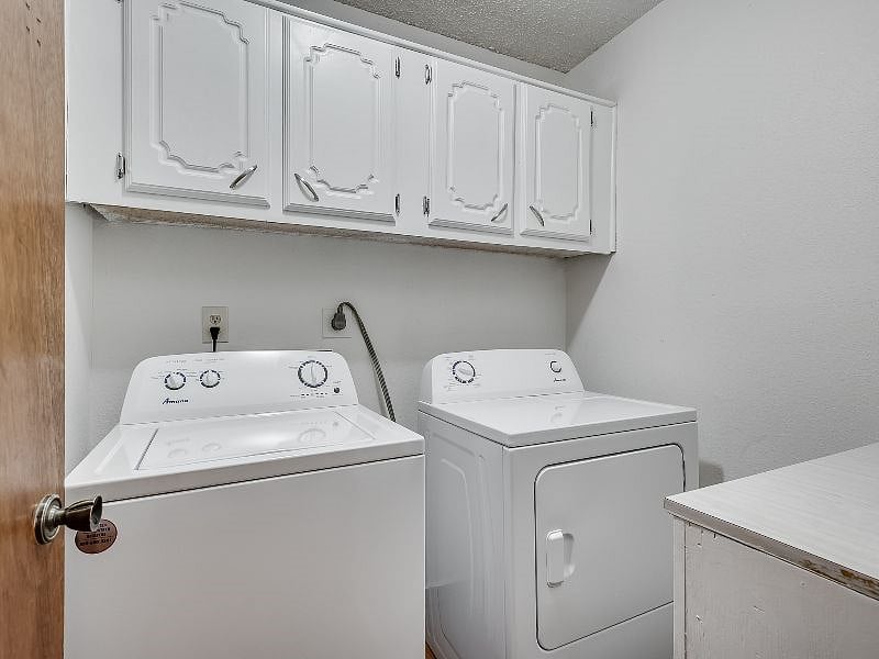 New washer and dryer