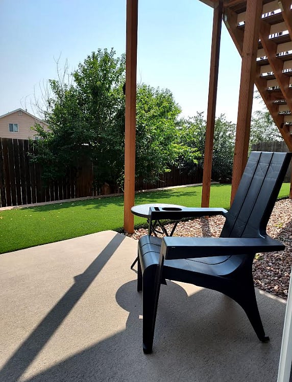 patio area