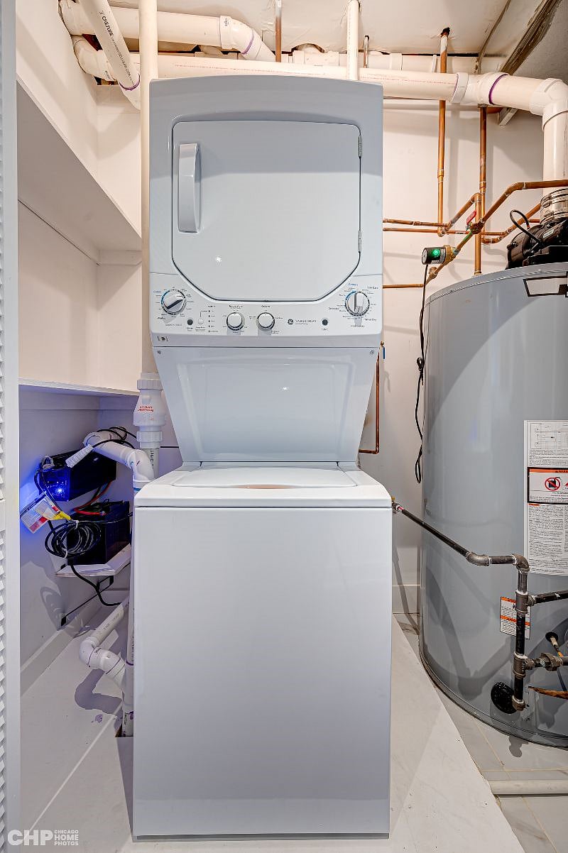 Convenient and free in-unit laundry.
