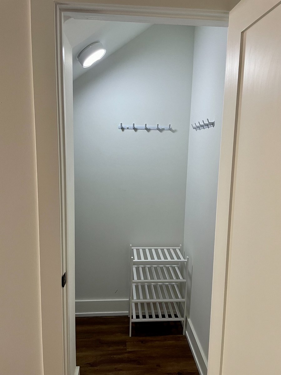 Front coat closet