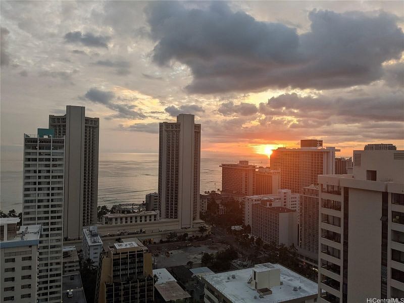 Sunset from sundeck