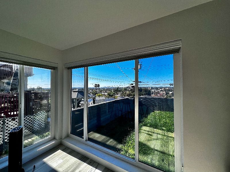 Another view out of the large picture windows