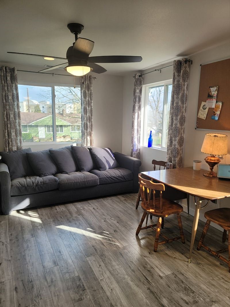 Full Length Couch with Amazing Natural Light
