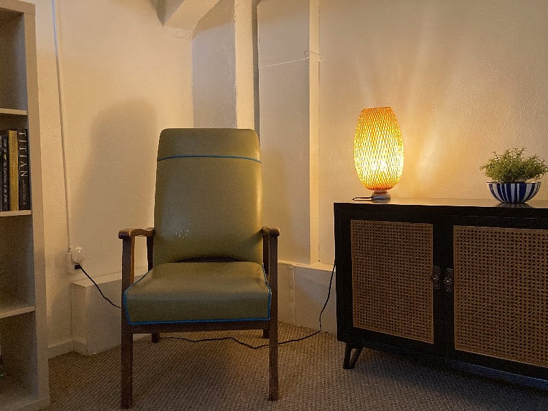 Reading nook in study/office