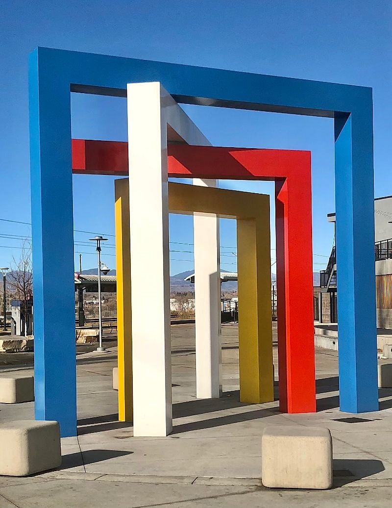 Light rail station
