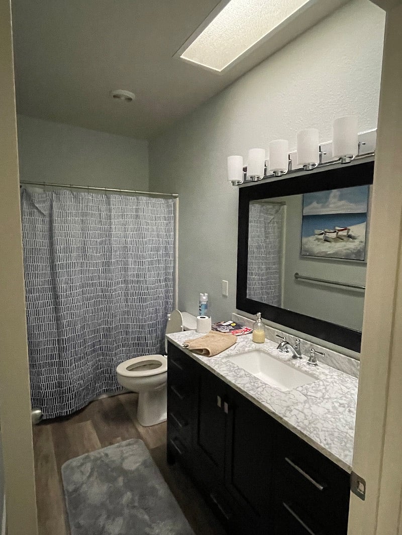 Shared bathroom