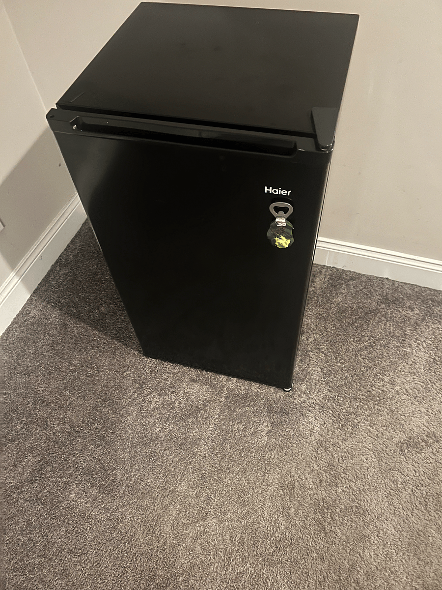 Mini Fridge in Premier Private Den 