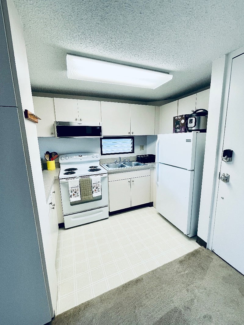 Kitchen with essentials