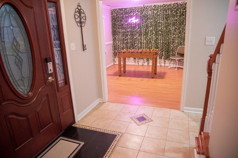 View of the Game Room from the Front Door