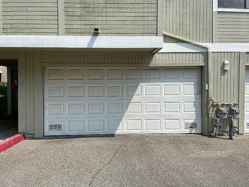 Garage view as closed