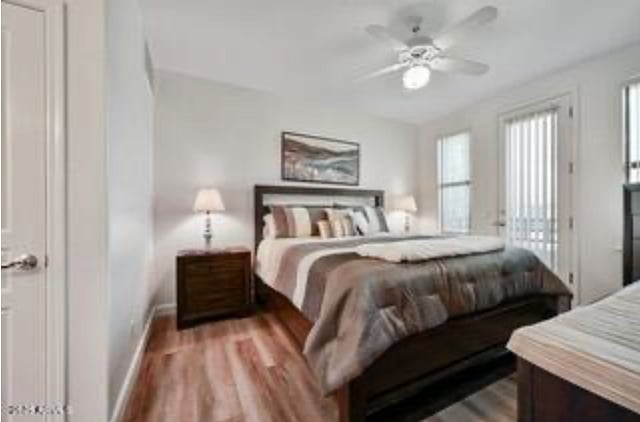 King bed in primary bedroom