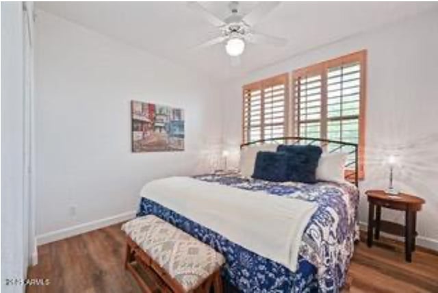 King bed in second bedroom