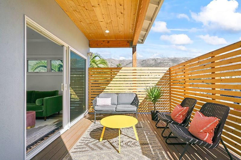 Private patio