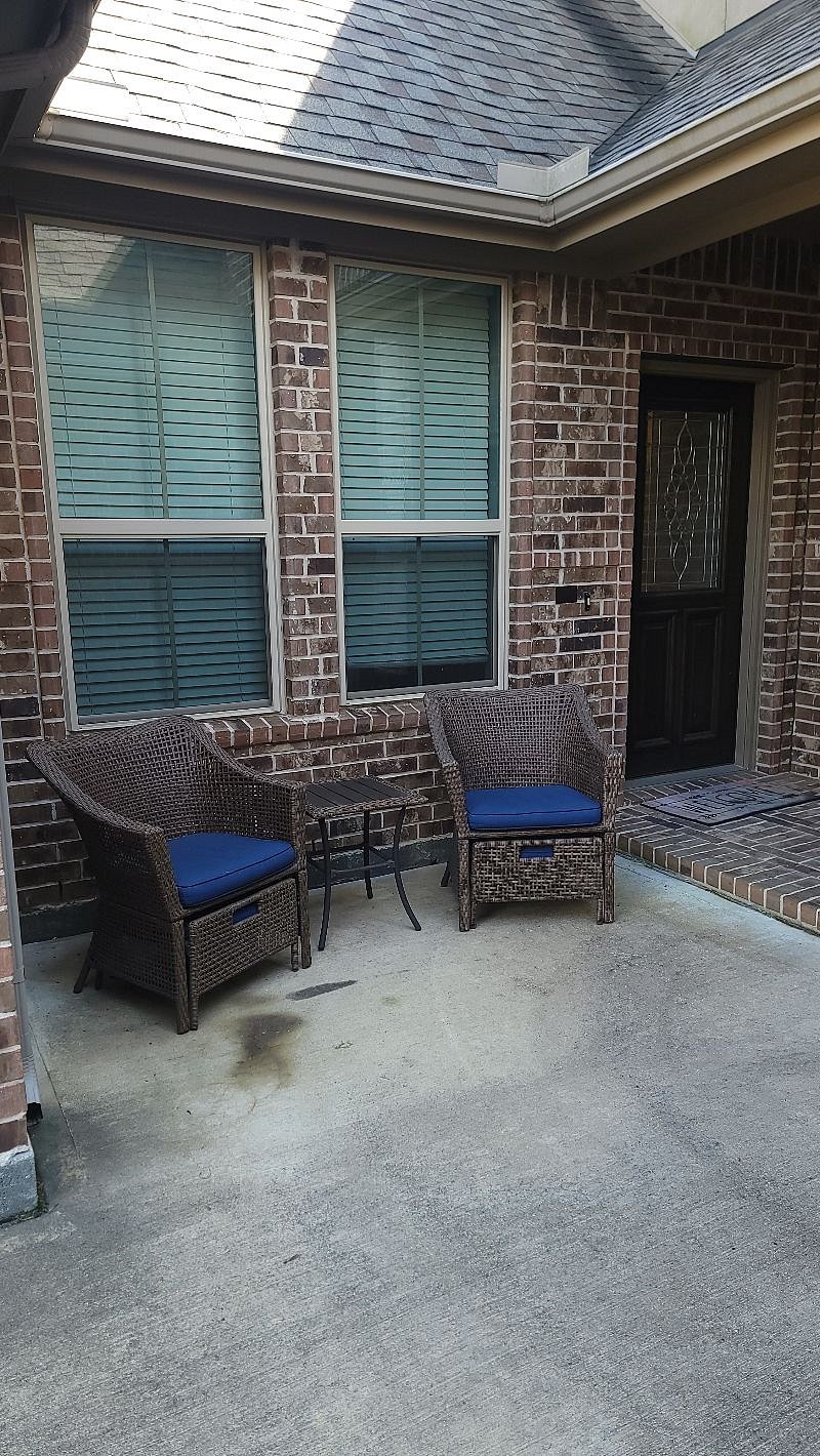 Front patio space