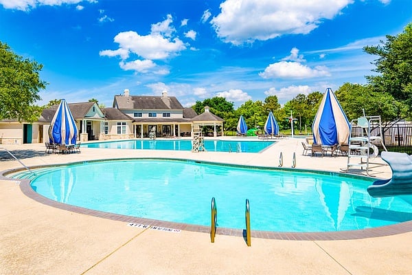 Large community pool area
