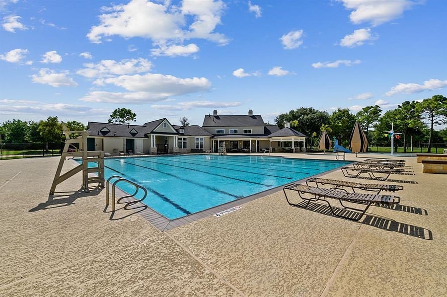 Large community pool area