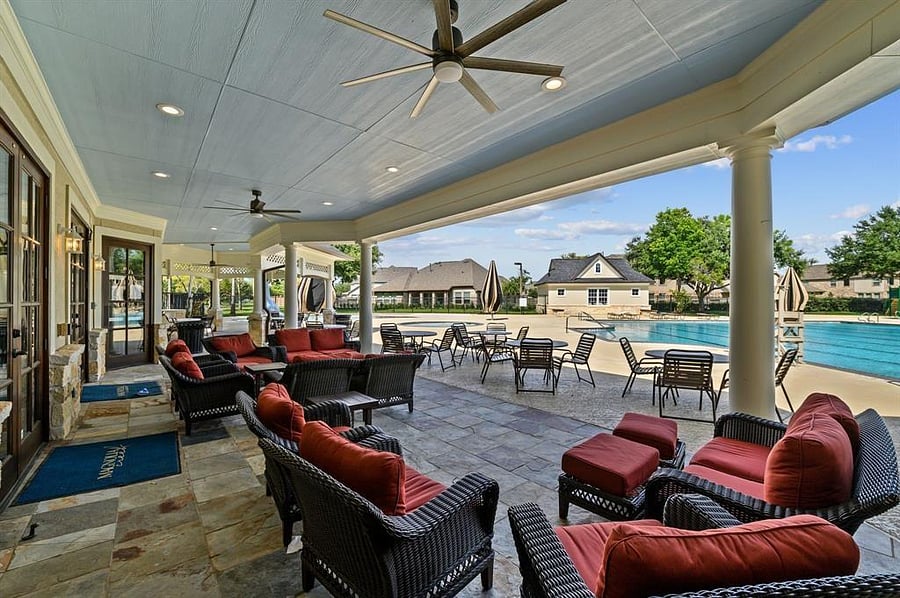 Large community pool area