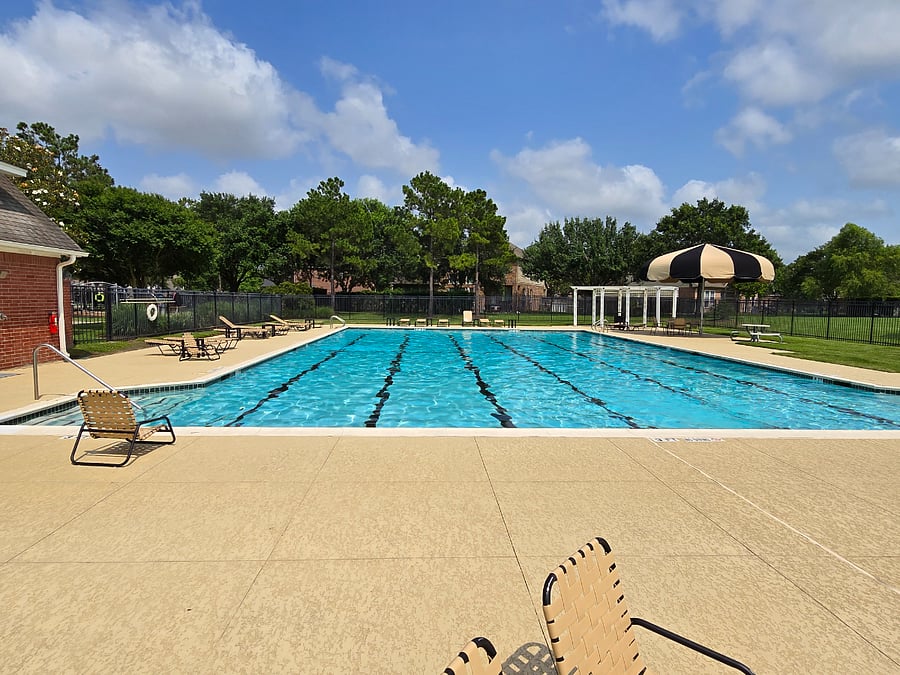 Smaller area community pool