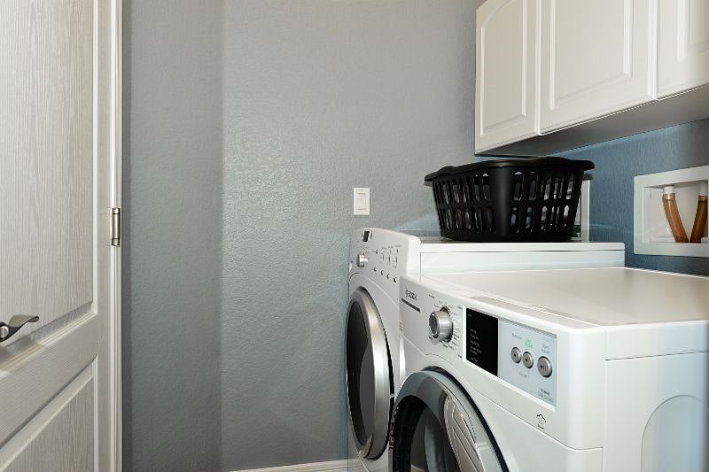in unit laundry room