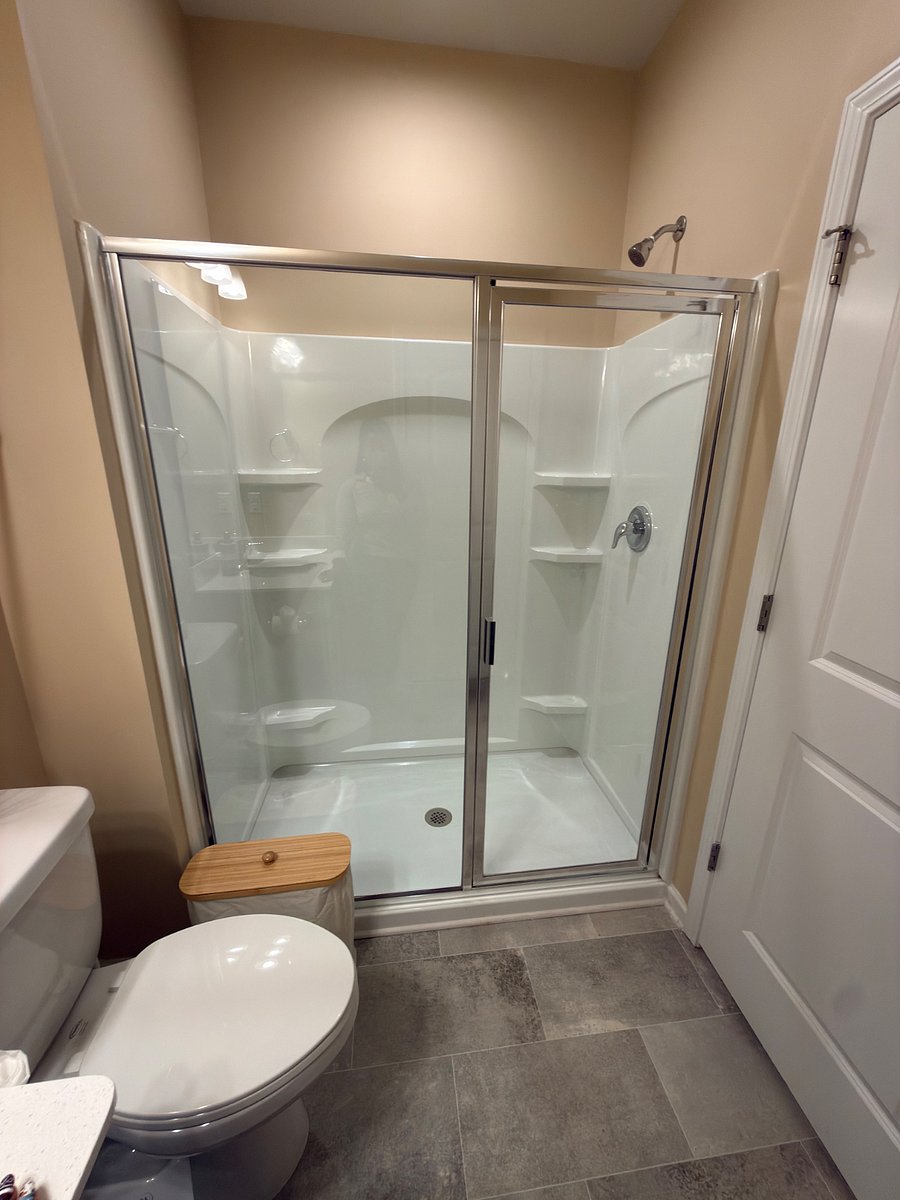 Bedroom 2 bathroom, with walk-in shower