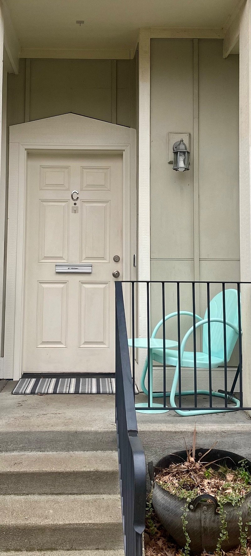 Front entry.