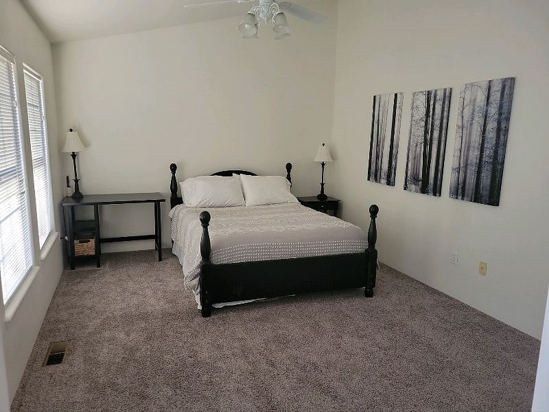 Spacious private bedroom
