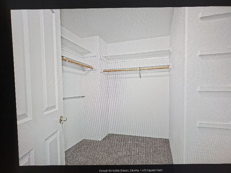 Large private walk-in closet