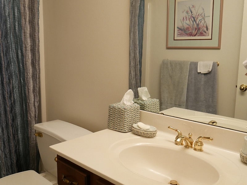 bathroom adjacent to Office