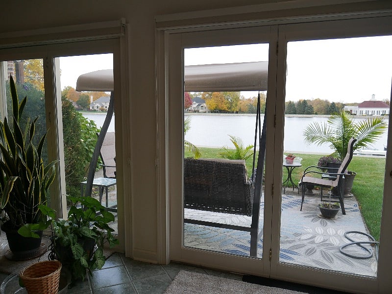 Exit to patio