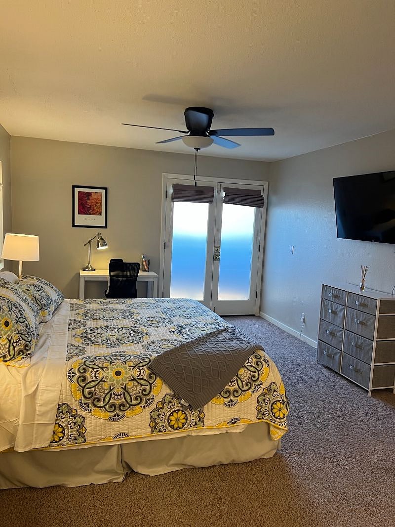 Master BR w/ private patio and desk