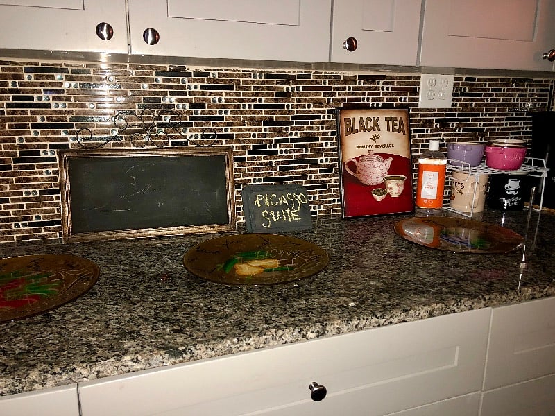 Granite Kitchen Counter Tops Tile Backsplash