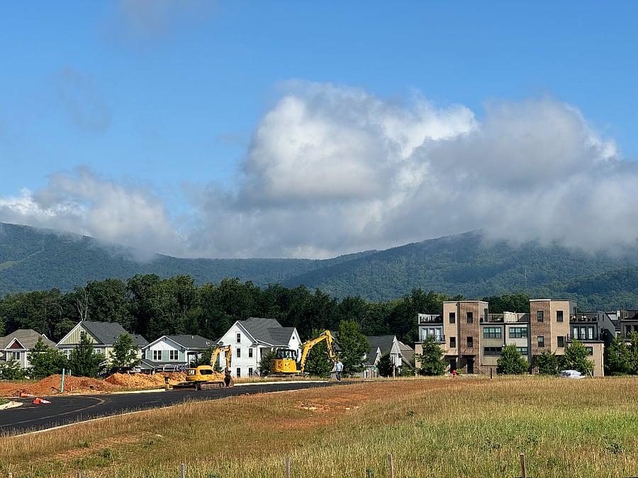 The Old Trail Village is a growing development and is positioned just east of the Blue Ridge Mountains. 