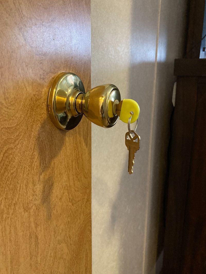 All Bedroom doors have locks