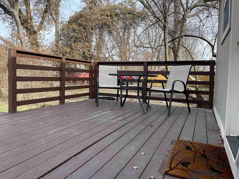 Relaxing Back Deck