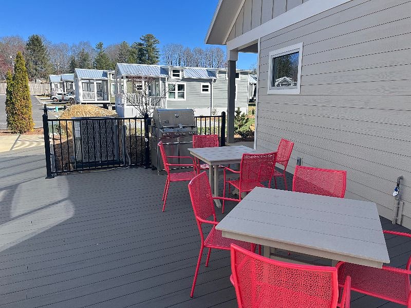 Clubhouse porch