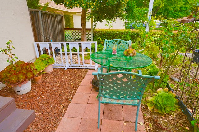 Outdoor Furniture in Private Garden