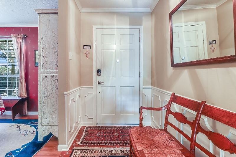 Front door and foyer
