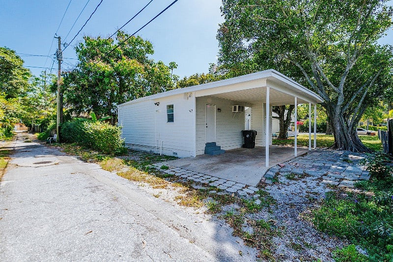 Own entrance and driveway to unit. A privacy gate will be added.